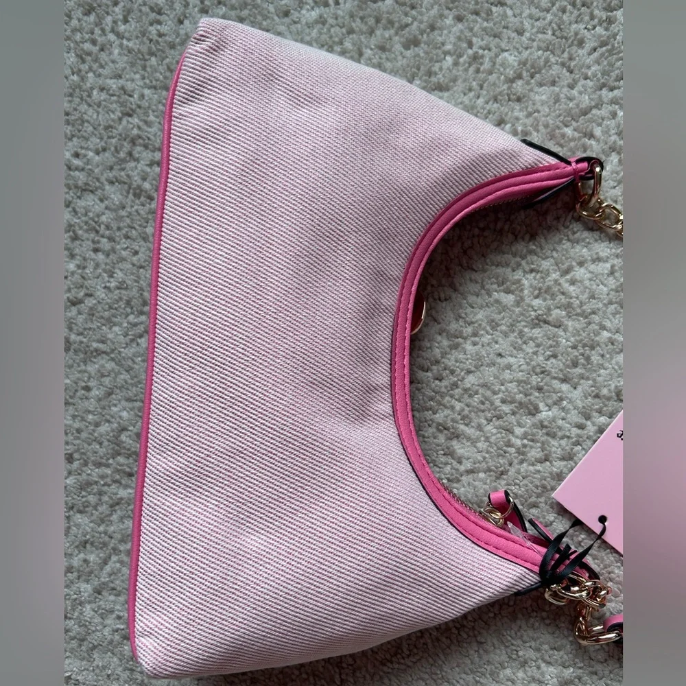 NWT Juicy Couture Berry Sweet Hobo Bag Pink OS Y2K Barbiecore Retro Tropical